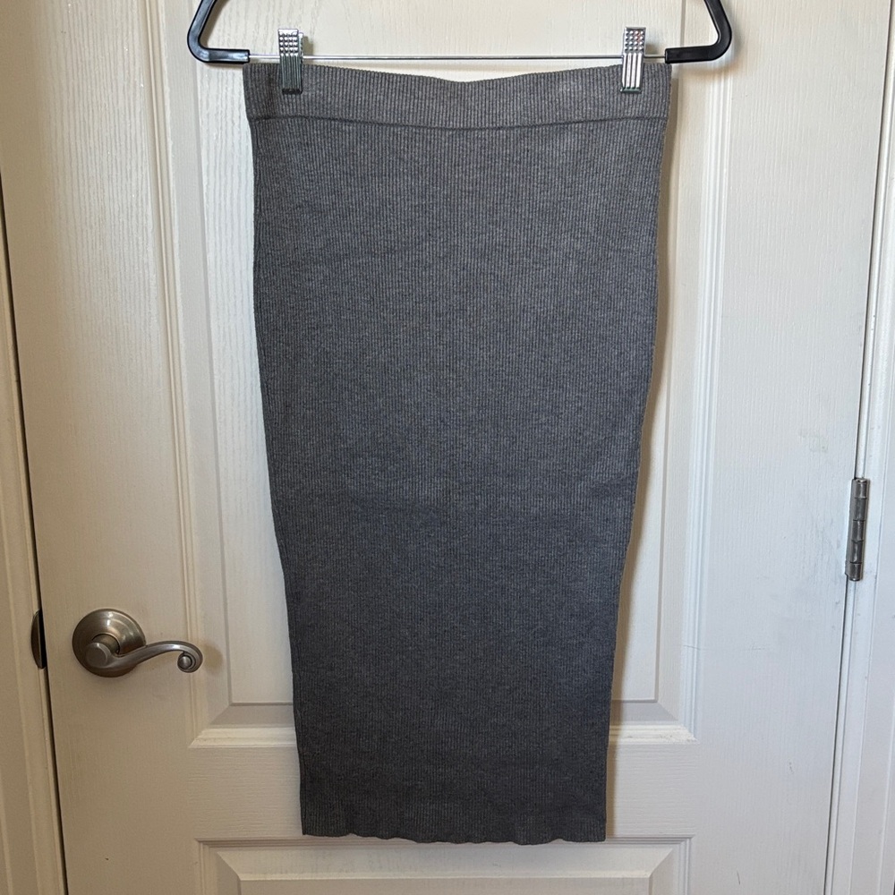 Glassons Dark Gray Pencil Skirt